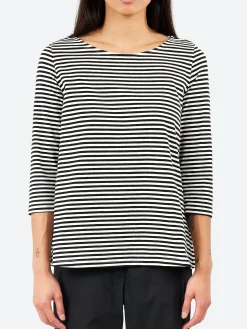 Neirami - 3/4 Sleeve T-Shirt in Nero