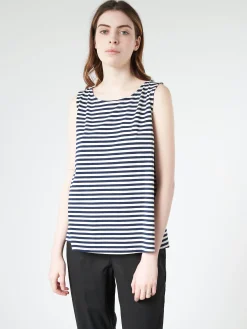 Neirami - A-Line Tank Top in Blu