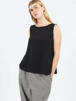 Neirami - A-Line Tank Top in Nero