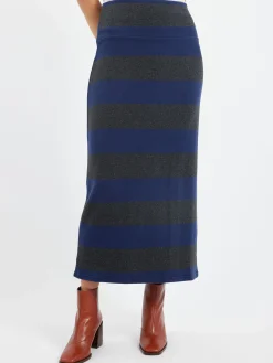 Neirami - Basic Tube Skirt in Yachting