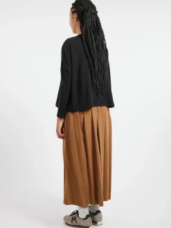 Neirami - Big Neck Boxy Shirt in Nero