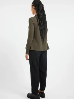 Neirami - Boat Neck Sweater in Muschio