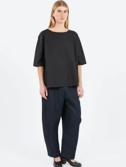 Neirami - Box Blouse in Nero