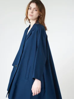 Neirami - Dust Coat in Blu