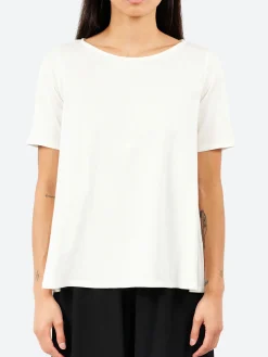 Neirami - Jersey A-Line Shirt in Rice