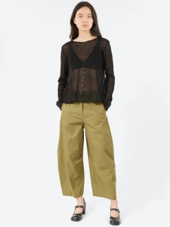 Neirami - Karate Trousers in Cactus Green
