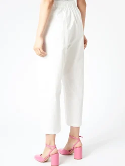 Neirami - Pleated Trouser in Rice (White)