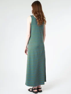 Neirami - Tank Top Long Dress in Frantoio