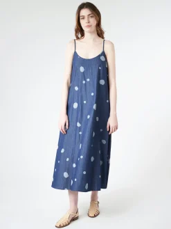 Neirami - Tank Top Long Dress in Pois Cor