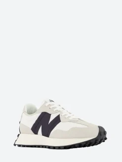 New Balance - 327 in Sea Salt White with Black