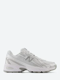 New Balance - 740 in White with Silver Metallic