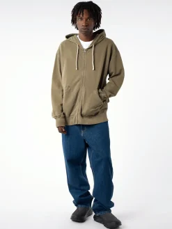 Nigel Cabourn - Army Gym Hoodie in Green