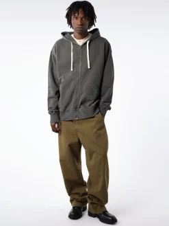 Nigel Cabourn - Army Gym Hoodie in Black