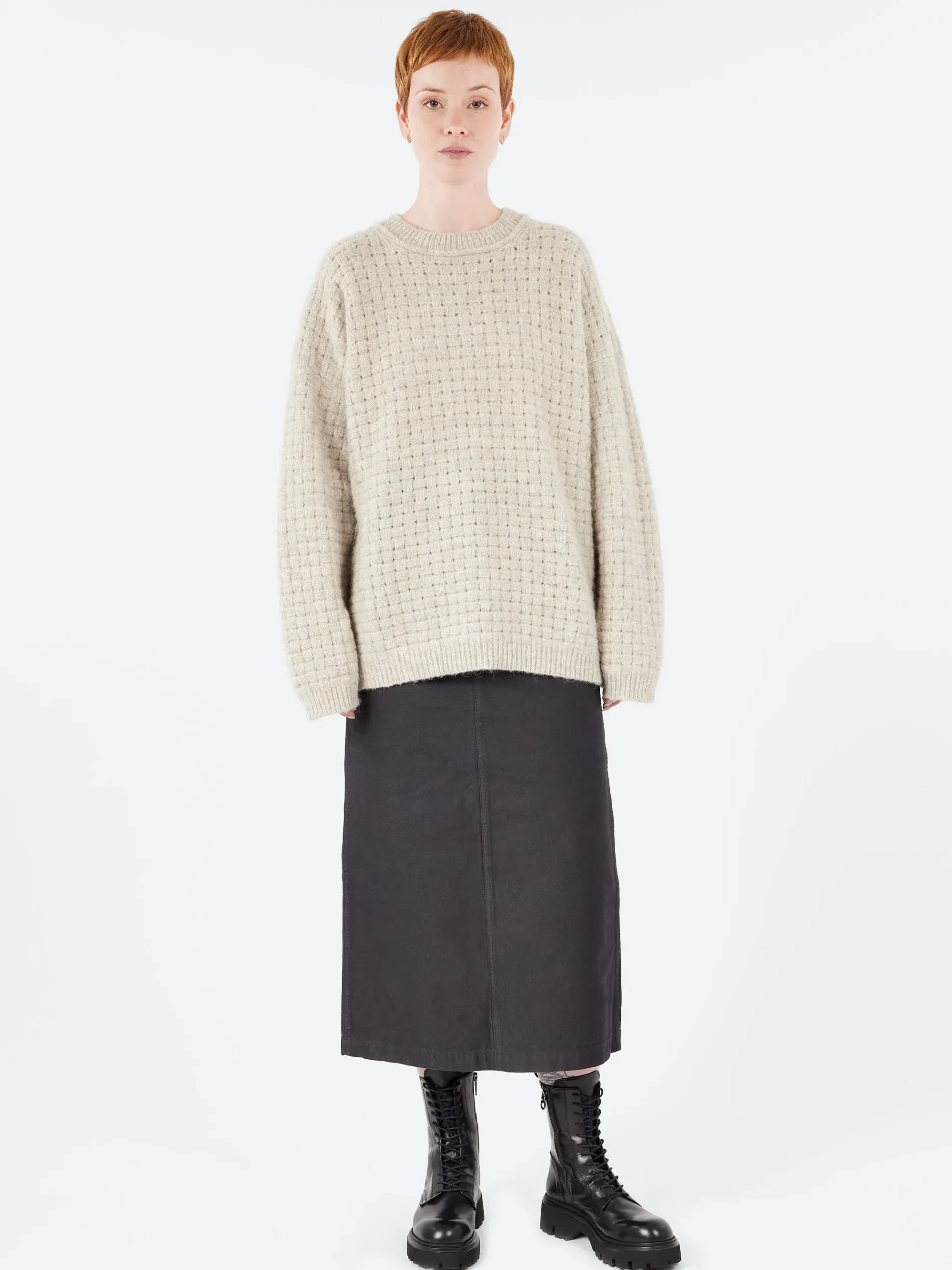 Nigel Cabourn - Baker Skirt in Charcoal Grey