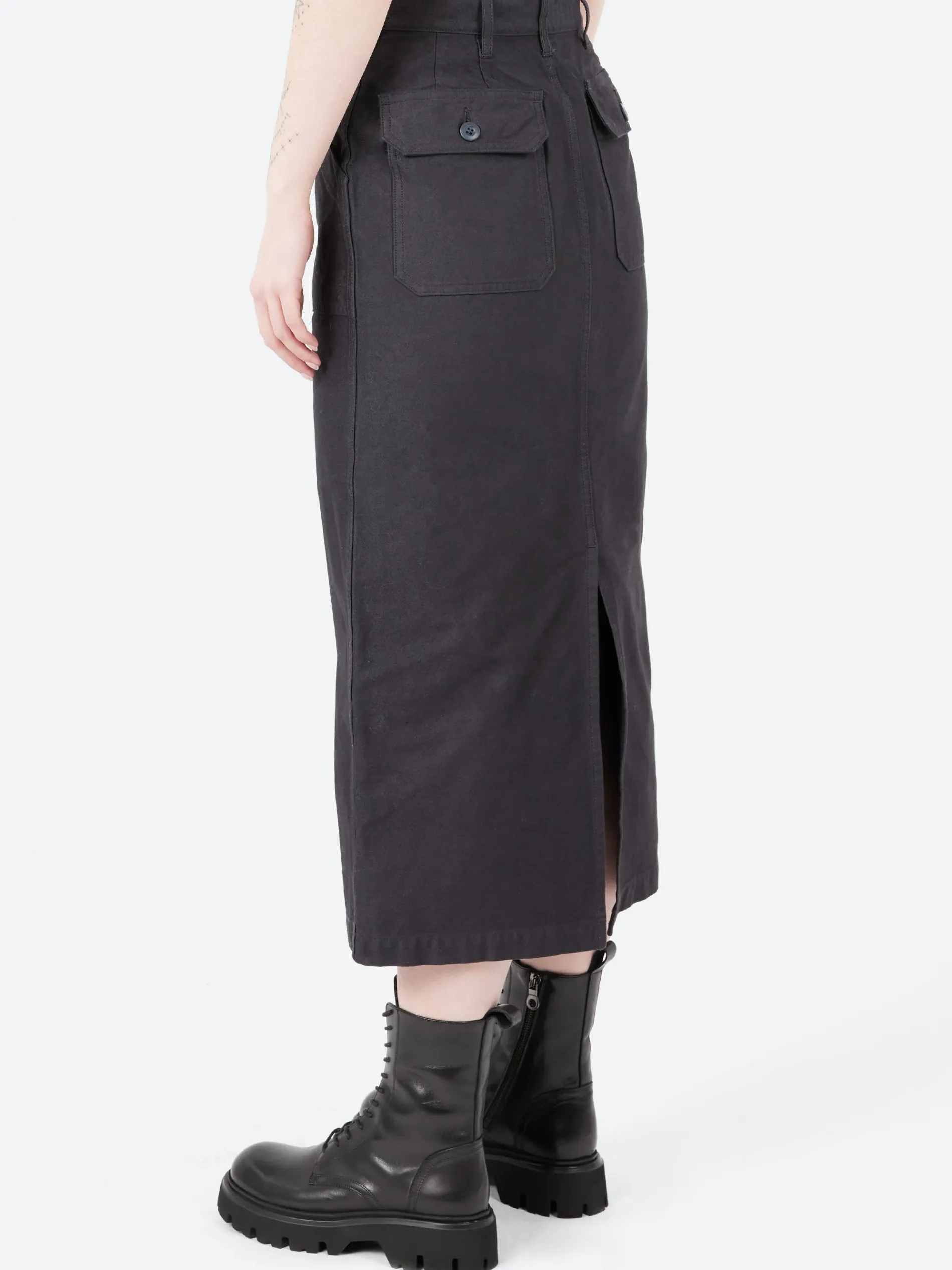 Nigel Cabourn - Baker Skirt in Charcoal Grey