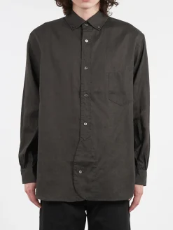 Nigel Cabourn - British Officers Shirt in Charcoal
