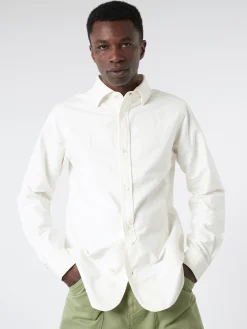 Nigel Cabourn - British Officers Shirt in White
