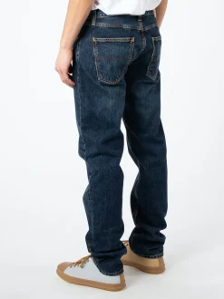 Nudie Jeans - Gritty Jackson in Blue Soil