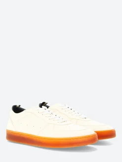 Officine Creative - Asset 001 Low Top Sneakers in Bianco Deer