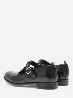 Officine Creative - Calixte 080 T-Bar Shoes in Nero Ignis