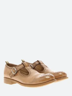 Officine Creative - Calixte 080 T-Bar Shoes in Taupe Ignis
