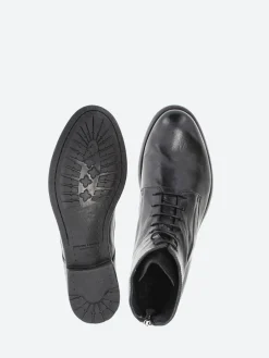 Officine Creative - Hive 16 Lace-Up Boots in Nero Ignis