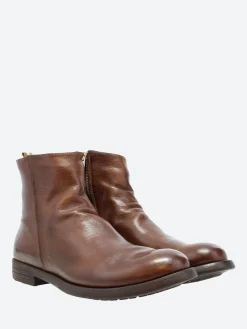 Officine Creative - Hive 10 Ankle Boots in Cigar Ignis