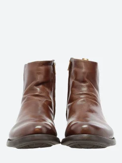 Officine Creative - Hive 10 Ankle Boots in Cigar Ignis
