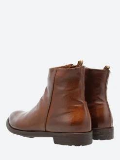 Officine Creative - Hive 10 Ankle Boots in Cigar Ignis