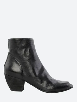 Officine Creative - Jaune 005 Ankle Boots with Peep Toe in Black