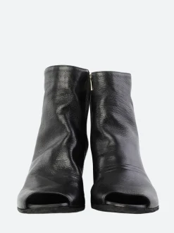 Officine Creative - Jaune 005 Ankle Boots with Peep Toe in Black