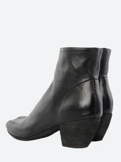 Officine Creative - Jaune 005 Ankle Boots with Peep Toe in Black