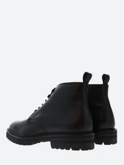 Officine Creative - Joss 001 Lace Up Boots in Nero Buttero