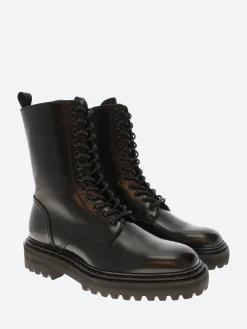 Officine Creative - Provence 027 Combat Boots in Nero Mountain