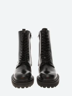 Officine Creative - Provence 027 Combat Boots in Nero Mountain