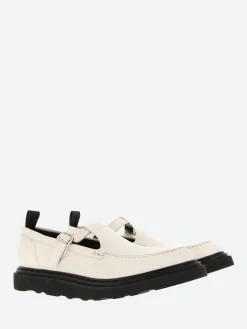 Officine Creative - Ulla 003 Mary-Jane Shoe in Bianco Buttero