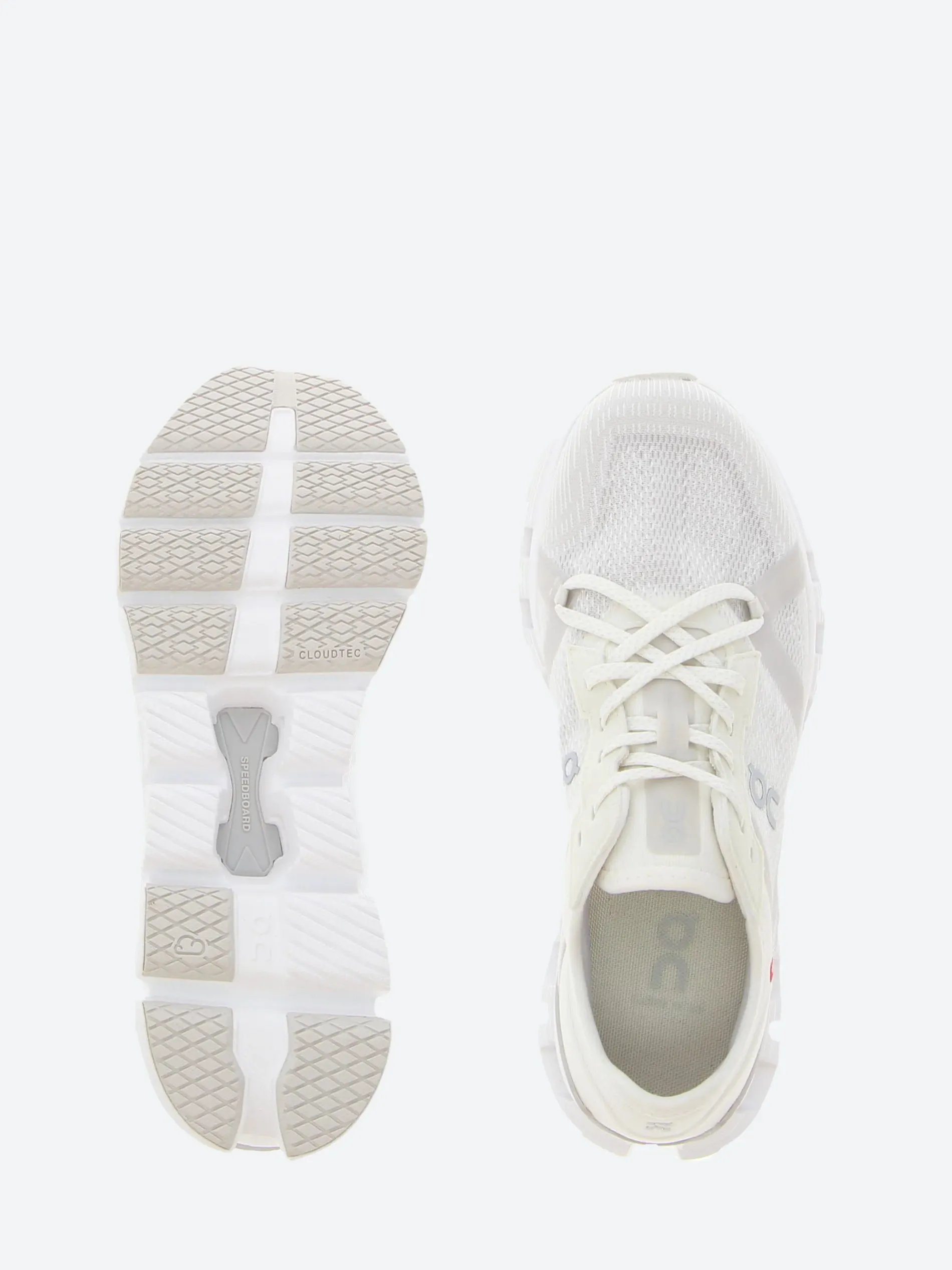 On - Women's Cloud X 4 AD in White and White