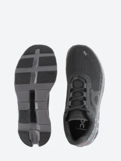 On - Women's Cloudmonster in Black and Magenta