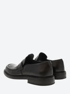 Open Closed - Travis 02 Penny Loafer in Black Mousse