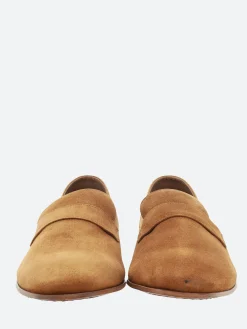 Pantanetti - 17123B Flat Loafers in Tabacco Talc