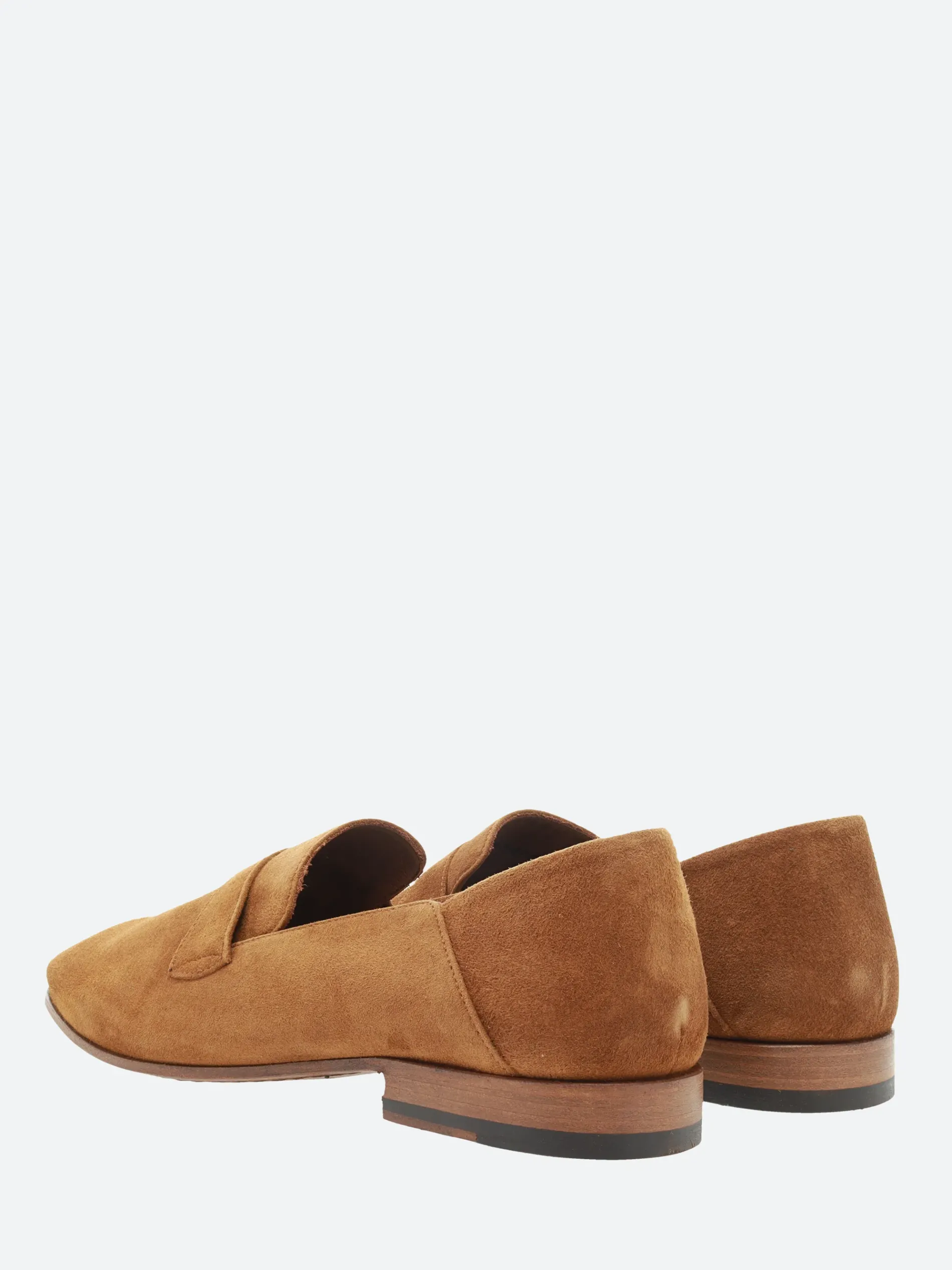 Pantanetti - 17123B Flat Loafers in Tabacco Talc