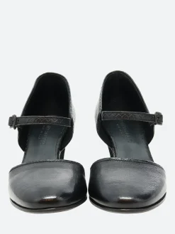 Pantanetti - 17102B Mary-Jane Pumps in Nero Fjord