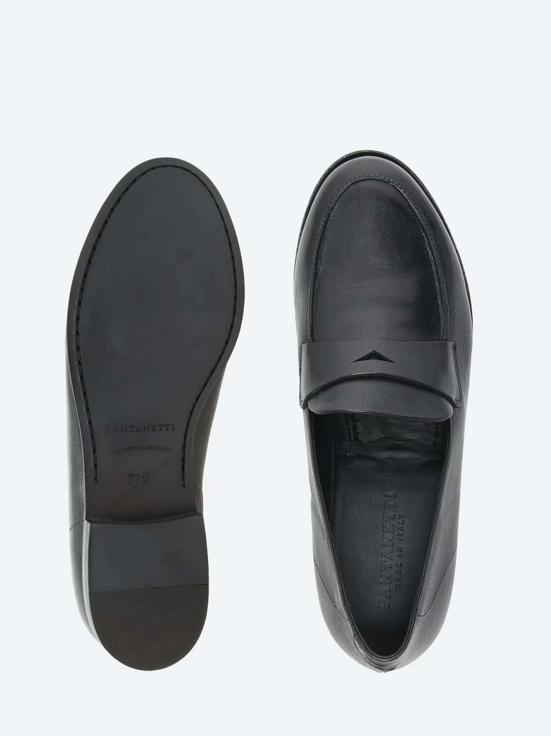 Pantanetti - 17030E Loafers in Nero Shiver