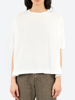 Pas de Calais - Relaxed Short Sleeve T-Shirt in White