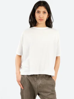 Pas de Calais - Relaxed Short Sleeve T-Shirt in White