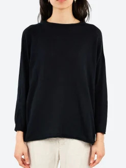 Pas de Calais - Square Pullover in Black