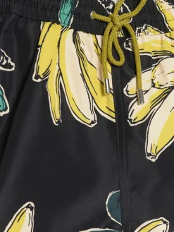 Paul Smith - Banana Print Swim Shorts in Black