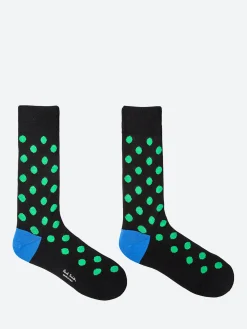 Paul Smith - Bright Spot Socks in Black