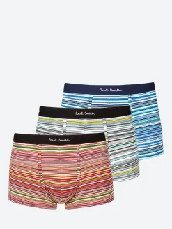 Paul Smith - Multi Signature Stripe Low-Rise Boxer Briefs Three Pack