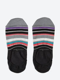 Paul Smith - No Show Stripe Socks in Slate